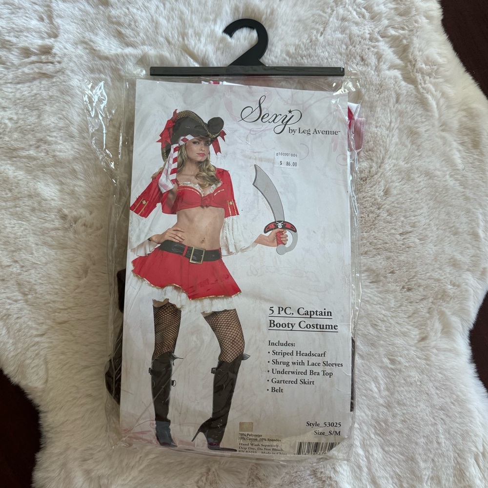 Halloween Ladies Pirate Costume Size Small